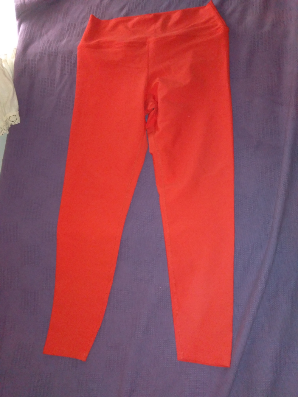 Bright Orange Stretch Leggings